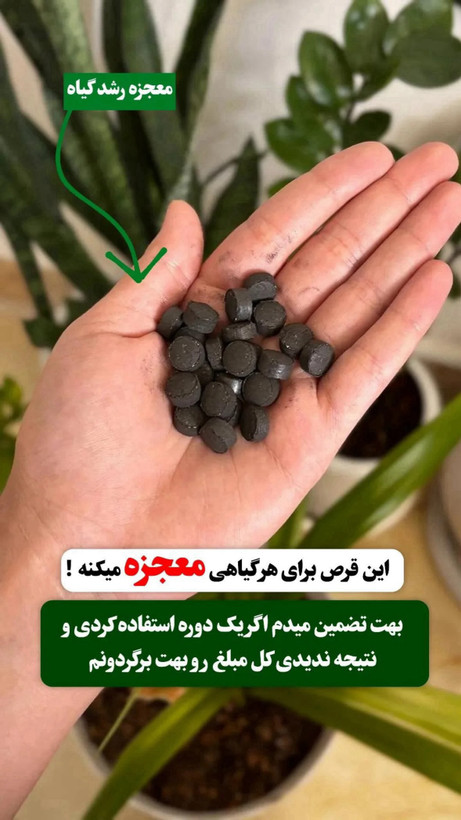 قرص کود ارگانیک سبوسیب